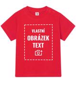 Dětské tričko pro miminka s vlastním potiskem - rychlé doručení