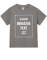 Dětské tričko pro miminka s vlastním potiskem - rychlé doručení