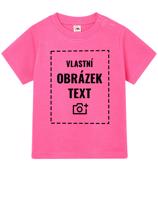 Dětské tričko pro miminka s vlastním potiskem - rychlé doručení