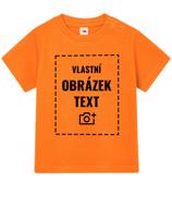 Dětské tričko pro miminka s vlastním potiskem - rychlé doručení