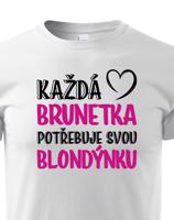 Dětské tričko pro nerozlučné duo – Brunetka & Blondýnka