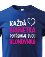 Dětské tričko pro nerozlučné duo – Brunetka & Blondýnka