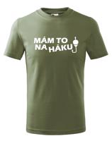 Dětské tričko pro rybáře s vtipným potiskem Mám to na háku