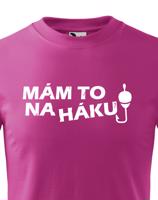 Dětské tričko pro rybáře s vtipným potiskem Mám to na háku