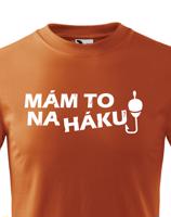 Dětské tričko pro rybáře s vtipným potiskem Mám to na háku
