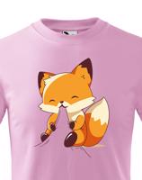 Dětské tričko roztomilá liška - tričko pro milovníky zvířat
