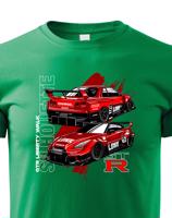 Dětské tričko s autem Nissan GTR – stylové tričko pro malé fanoušky aut