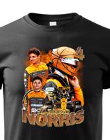 Dětské tričko s motivem závodníka F1 -  Lando Norris - pro milovníky motosportu