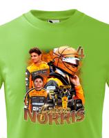 Dětské tričko s motivem závodníka F1 -  Lando Norris - pro milovníky motosportu