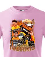 Dětské tričko s motivem závodníka F1 -  Lando Norris - pro milovníky motosportu
