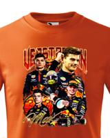 Dětské tričko s motivem závodníka F1 -  Max Verstappen - pro milovníky motosportu