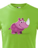 Dětské tričko s nosorožcem - skvělý dárek na narozeniny pro milovníky nosorožců