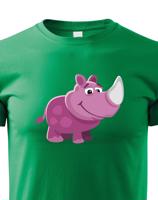 Dětské tričko s nosorožcem - skvělý dárek na narozeniny pro milovníky nosorožců