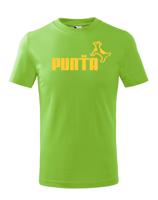 ★ Dětské tričko s oblíbeným motivem Punťa - vtipná parodie na značku Puma