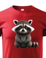 Dětské tričko s obrázkem mývala - krásný barevný motiv s plnými barvami