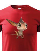 Dětské tričko s obrázkem Pteranodona- krásný barevný motiv s plnými barvami