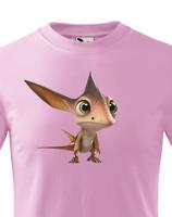 Dětské tričko s obrázkem Pteranodona- krásný barevný motiv s plnými barvami