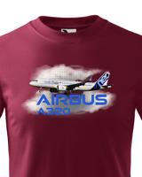 Dětské tričko s potiskem Airbus A320 tričko pro milovníky letounů
