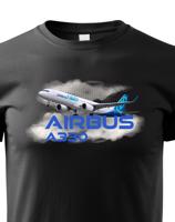Dětské tričko s potiskem Airbus A330 tričko pro milovníky letounů