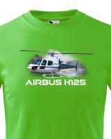 Dětské tričko s potiskem  Airbus Helicopters H125 - ideální dárek pro milovníky helikoptér