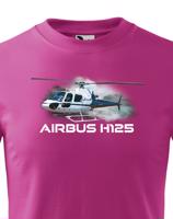 Dětské tričko s potiskem  Airbus Helicopters H125 - ideální dárek pro milovníky helikoptér