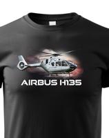 Dětské tričko s potiskem  Airbus Helicopters H135 - ideální dárek pro milovníky helikoptér
