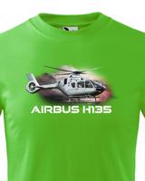 Dětské tričko s potiskem  Airbus Helicopters H135 - ideální dárek pro milovníky helikoptér