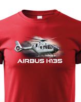 Dětské tričko s potiskem  Airbus Helicopters H135 - ideální dárek pro milovníky helikoptér