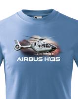 Dětské tričko s potiskem  Airbus Helicopters H135 - ideální dárek pro milovníky helikoptér