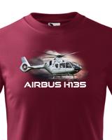 Dětské tričko s potiskem  Airbus Helicopters H135 - ideální dárek pro milovníky helikoptér