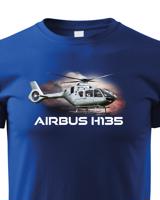 Dětské tričko s potiskem  Airbus Helicopters H135 - ideální dárek pro milovníky helikoptér