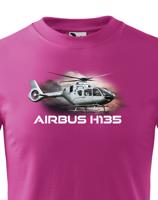 Dětské tričko s potiskem  Airbus Helicopters H135 - ideální dárek pro milovníky helikoptér