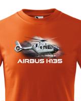 Dětské tričko s potiskem  Airbus Helicopters H135 - ideální dárek pro milovníky helikoptér