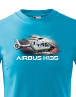Dětské tričko s potiskem  Airbus Helicopters H135 - ideální dárek pro milovníky helikoptér
