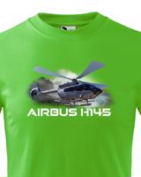 Dětské tričko s potiskem  Airbus Helicopters H145 - ideální dárek pro milovníky helikoptér