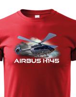 Dětské tričko s potiskem  Airbus Helicopters H145 - ideální dárek pro milovníky helikoptér