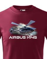 Dětské tričko s potiskem  Airbus Helicopters H145 - ideální dárek pro milovníky helikoptér