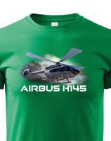 Dětské tričko s potiskem  Airbus Helicopters H145 - ideální dárek pro milovníky helikoptér