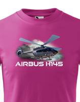 Dětské tričko s potiskem  Airbus Helicopters H145 - ideální dárek pro milovníky helikoptér