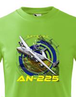 Dětské tričko s potiskem  Antonov An-225 tričko pro milovníky letounů