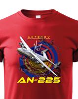 Dětské tričko s potiskem  Antonov An-225 tričko pro milovníky letounů