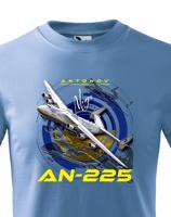 Dětské tričko s potiskem  Antonov An-225 tričko pro milovníky letounů