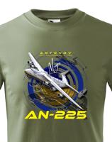 Dětské tričko s potiskem  Antonov An-225 tričko pro milovníky letounů