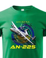 Dětské tričko s potiskem  Antonov An-225 tričko pro milovníky letounů