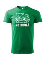 Dětské tričko s potiskem Až budu velký..Budu také motorkář - tričko pro malého motorkáře