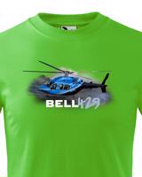 Dětské tričko s potiskem Bell 429 - ideální dárek pro milovníky helikoptér