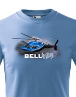 Dětské tričko s potiskem Bell 429 - ideální dárek pro milovníky helikoptér