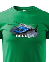 Dětské tričko s potiskem Bell 429 - ideální dárek pro milovníky helikoptér