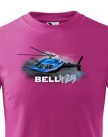 Dětské tričko s potiskem Bell 429 - ideální dárek pro milovníky helikoptér