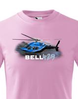 Dětské tričko s potiskem Bell 429 - ideální dárek pro milovníky helikoptér